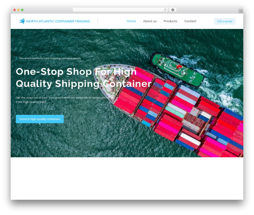 Transflash theme WordPress - northatlanticcontainers.com