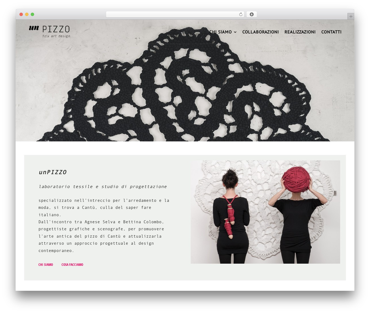 WordPress theme Create - unpizzo.it