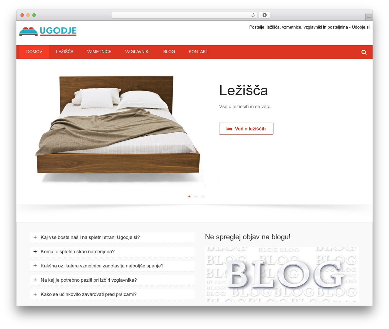 WordPress theme Accesspress Basic - ugodje.si