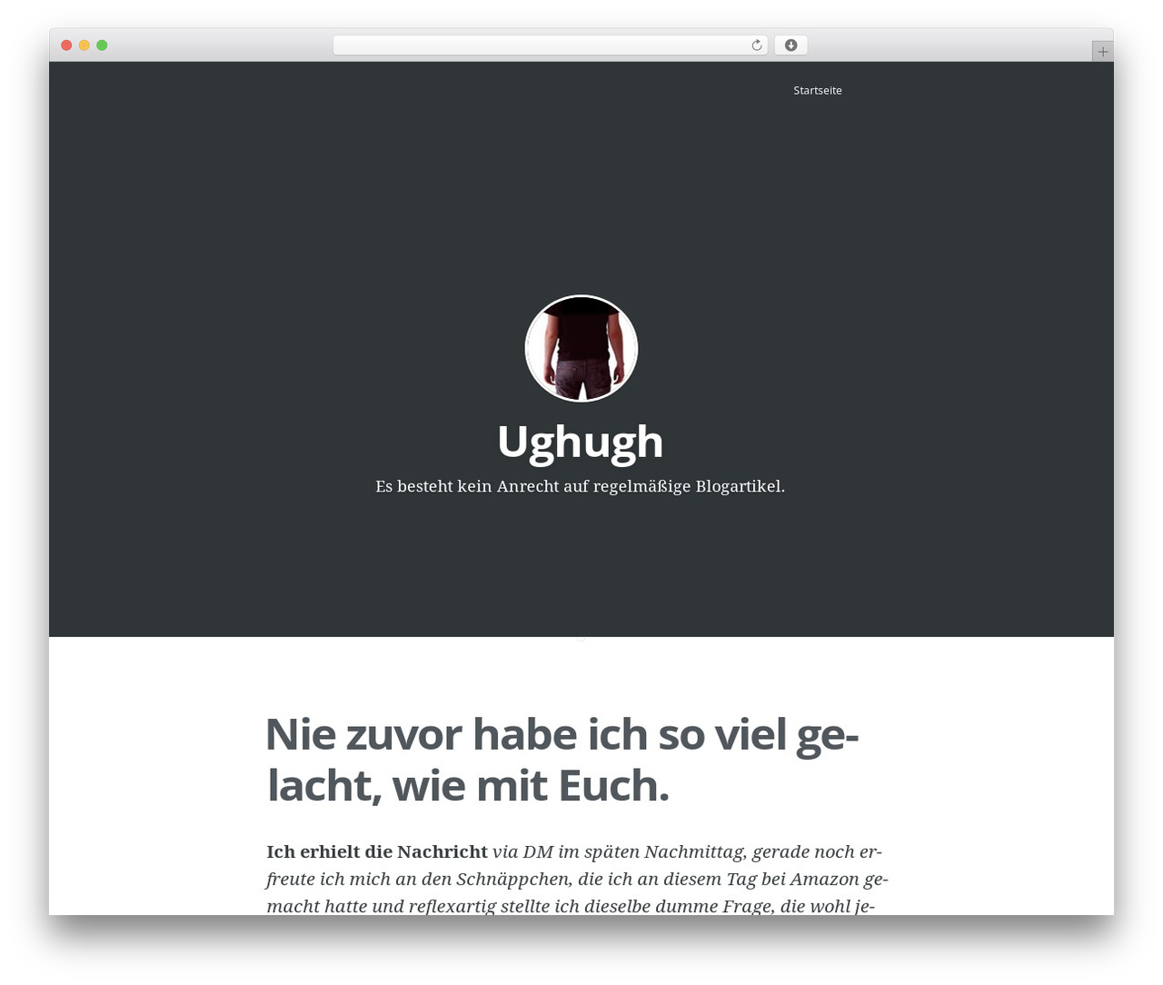 WordPress theme Casper - ughugh.de WordPress theme Casper - ughugh.de