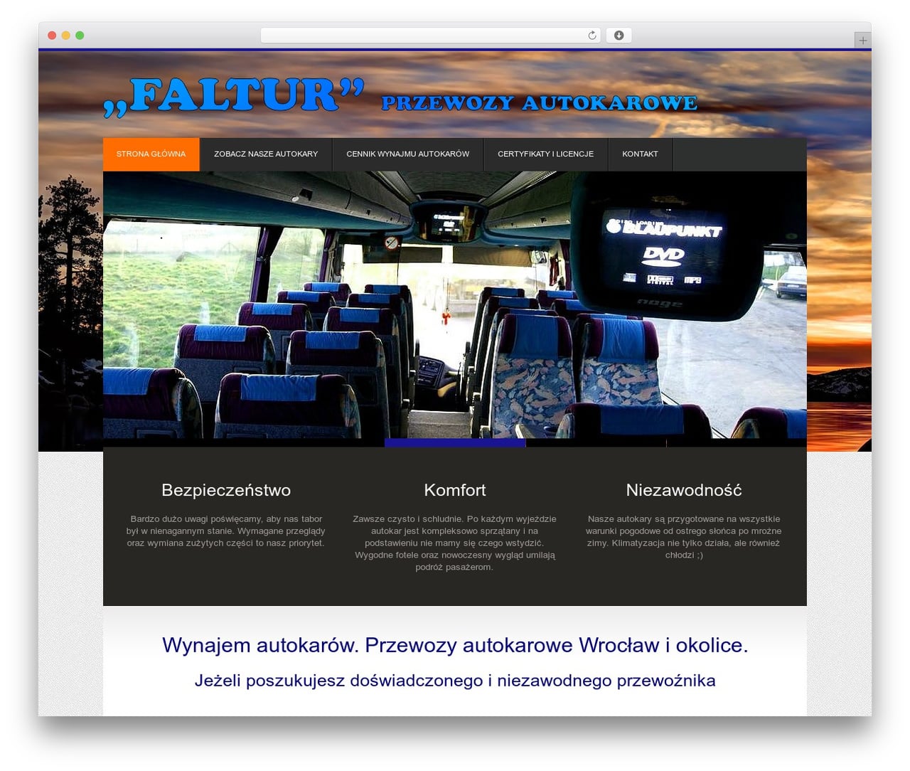 WordPress theme globex - faltur.pl