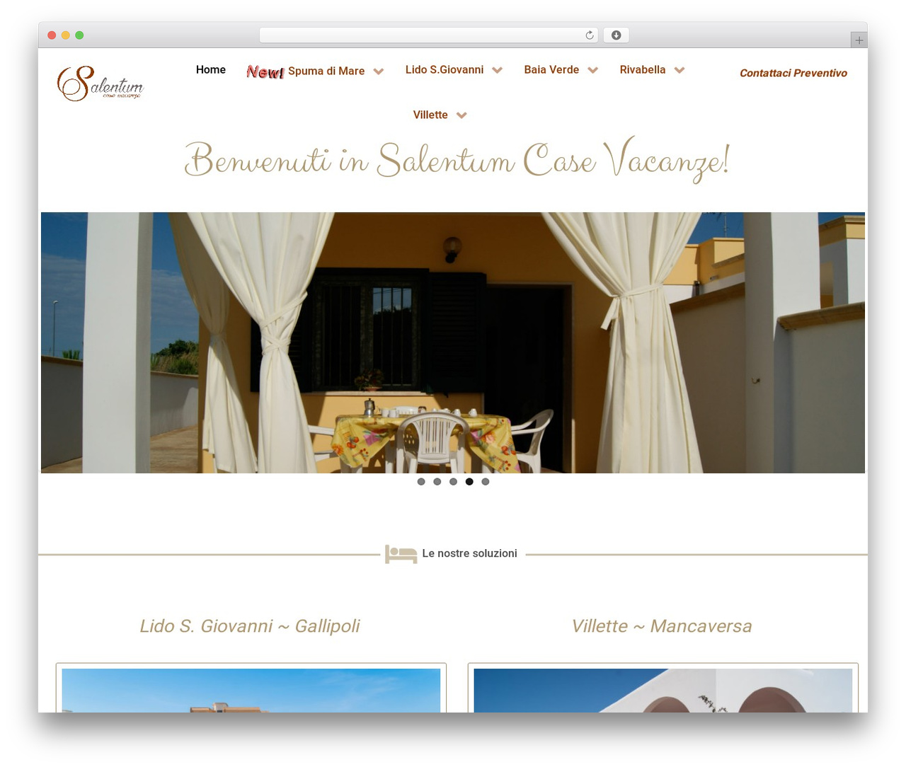 WordPress theme Hydrogen - salentumcasevacanze.com
