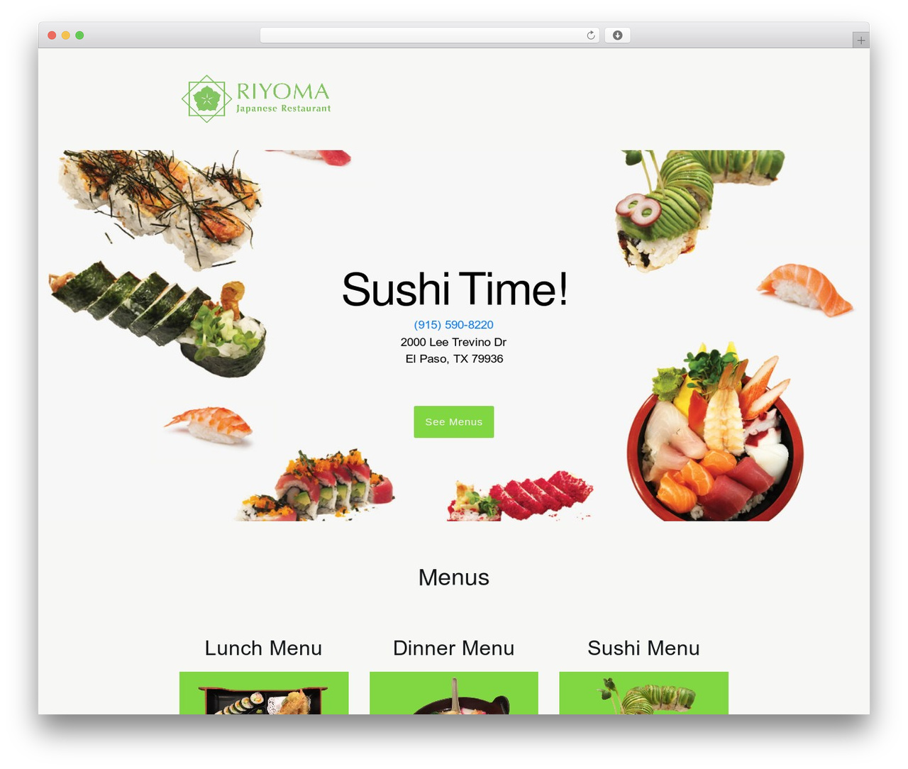 Basis WordPress theme - riyomasushi.com Basis WordPress theme - riyomasushi.com