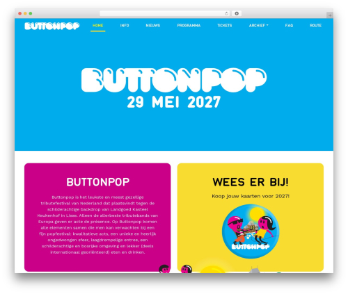 Buttonpop theme WordPress - buttonpop.nl