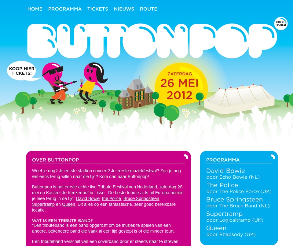Buttonpop WordPress theme by 3bergen