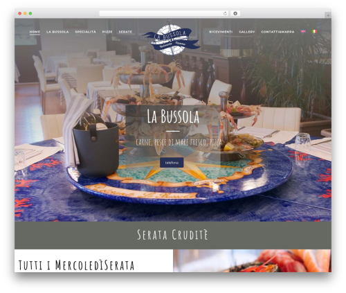 Kallyas theme WordPress - bussolaristorante.it