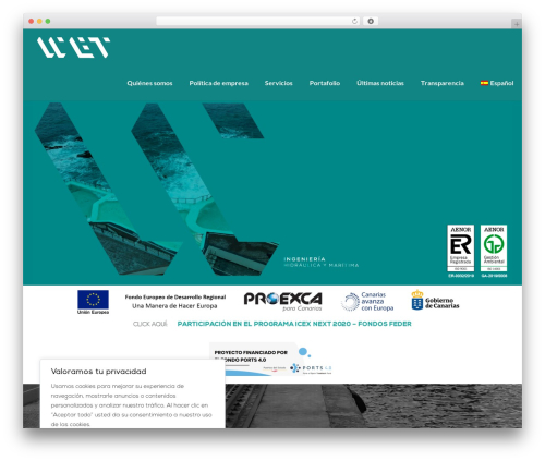 Lambda best WordPress theme - wetingenieria.com