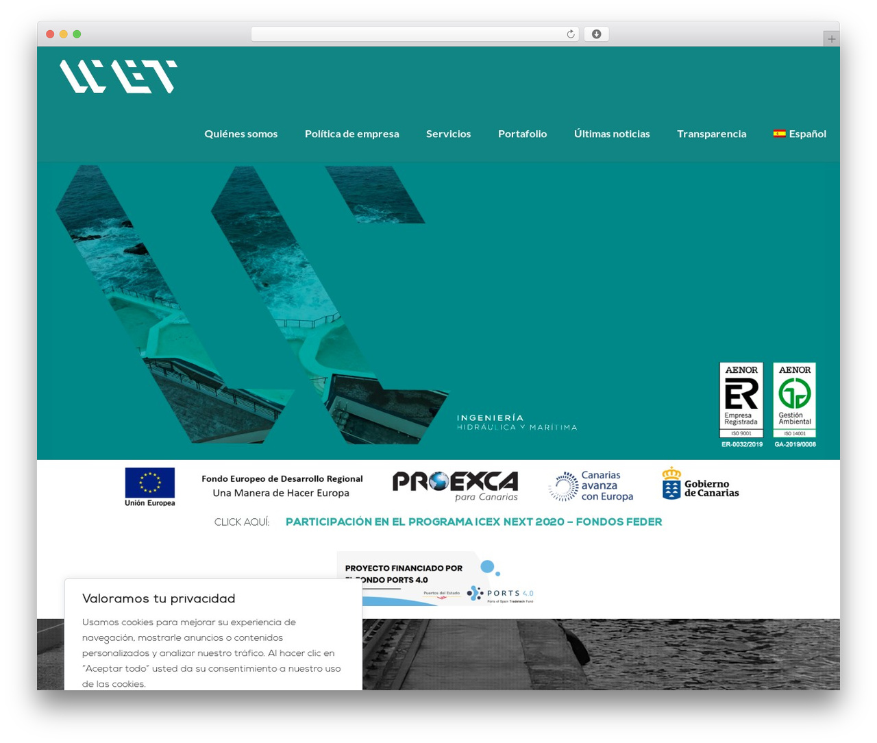 Lambda best WordPress theme - wetingenieria.com