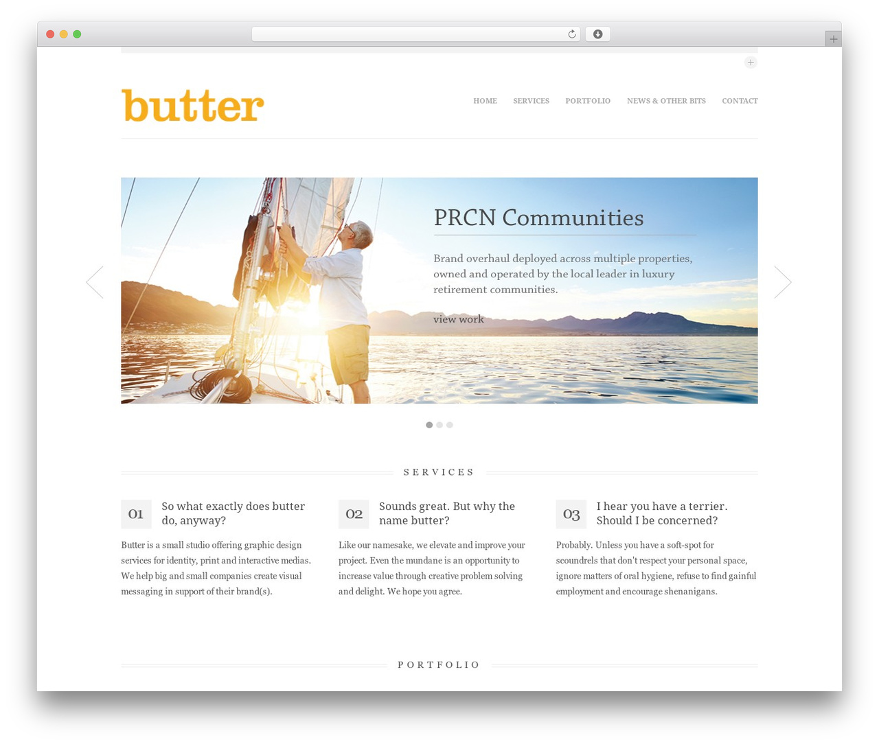 Slate WordPress Theme WordPress theme - butterplease.com