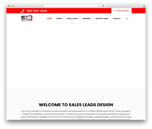 Theme WordPress OptimizeWP - salesleadsdesign.com