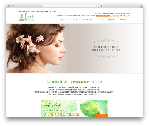 Themify Basic WordPress theme - b-face.co.jp
