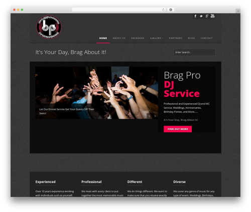 Tune Responsive Creative Business WordPress Theme theme WordPress - bragpro.com