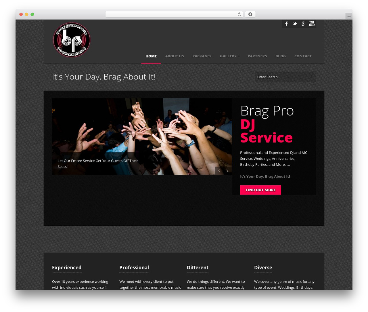 Tune Responsive Creative Business WordPress Theme theme WordPress - bragpro.com