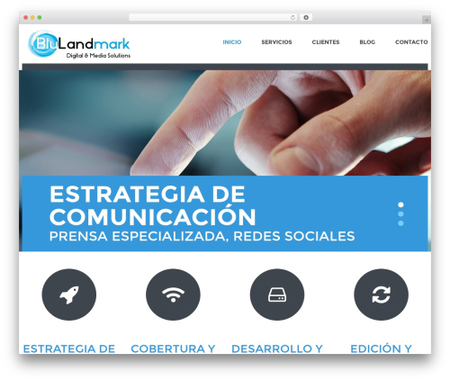 WordPress theme cherry - blulandmark.com