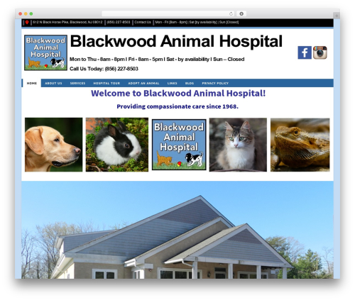 WordPress theme Dedicated - blackwoodanimalhospital.com