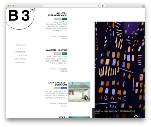WordPress theme GridStack - blahblahblahscience.com
