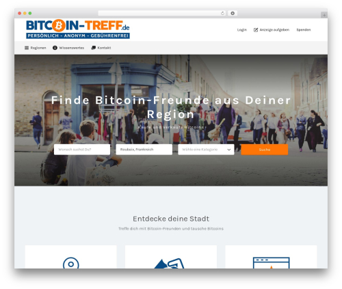 WordPress theme Listify - bitcoin-treff.de