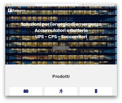 Arena theme WordPress - falcaro.com