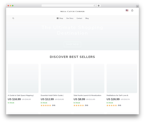 Botticelli WordPress shopping theme - megacatchcorner.shop