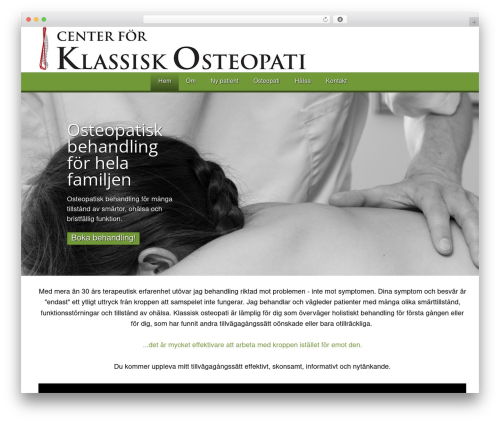 WordPress Calls to Action (cta) free WordPress plugin - klassiskosteopati.se