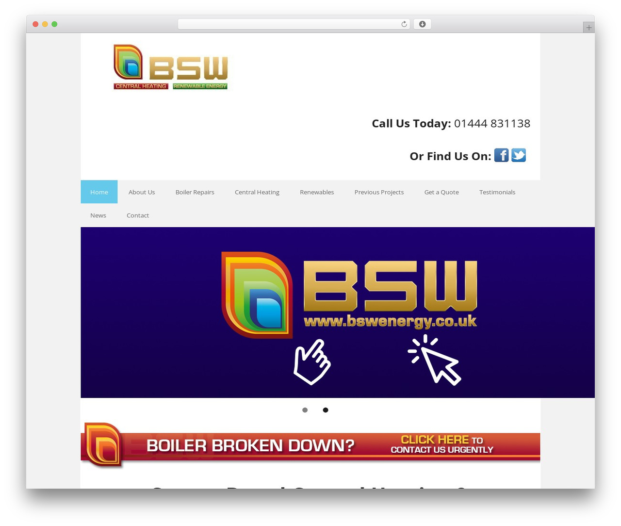 Executive Pro Theme WordPress theme - bswenergy.co.uk