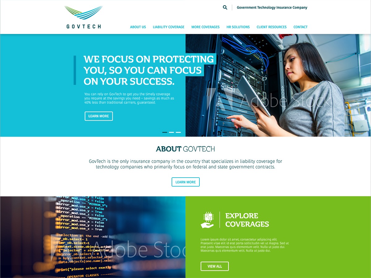 GovTech WordPress theme by Marstudio