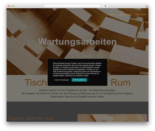 Slider hero pro WordPress plugin - tischlerei-karbon.com