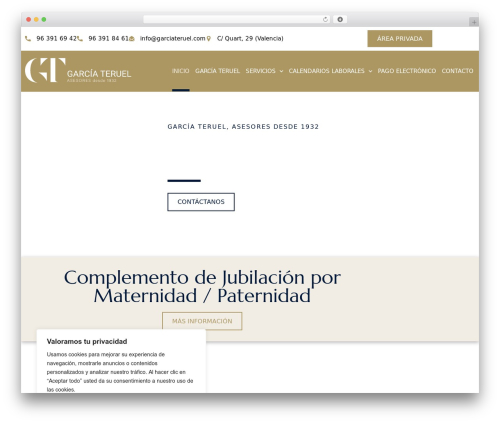 Theme WordPress Hello Elementor - garciateruel.es