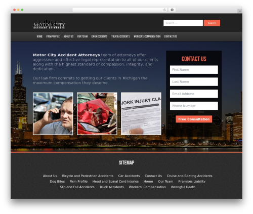 Theme WordPress Underfire - motorcityaccidentattorneys.com
