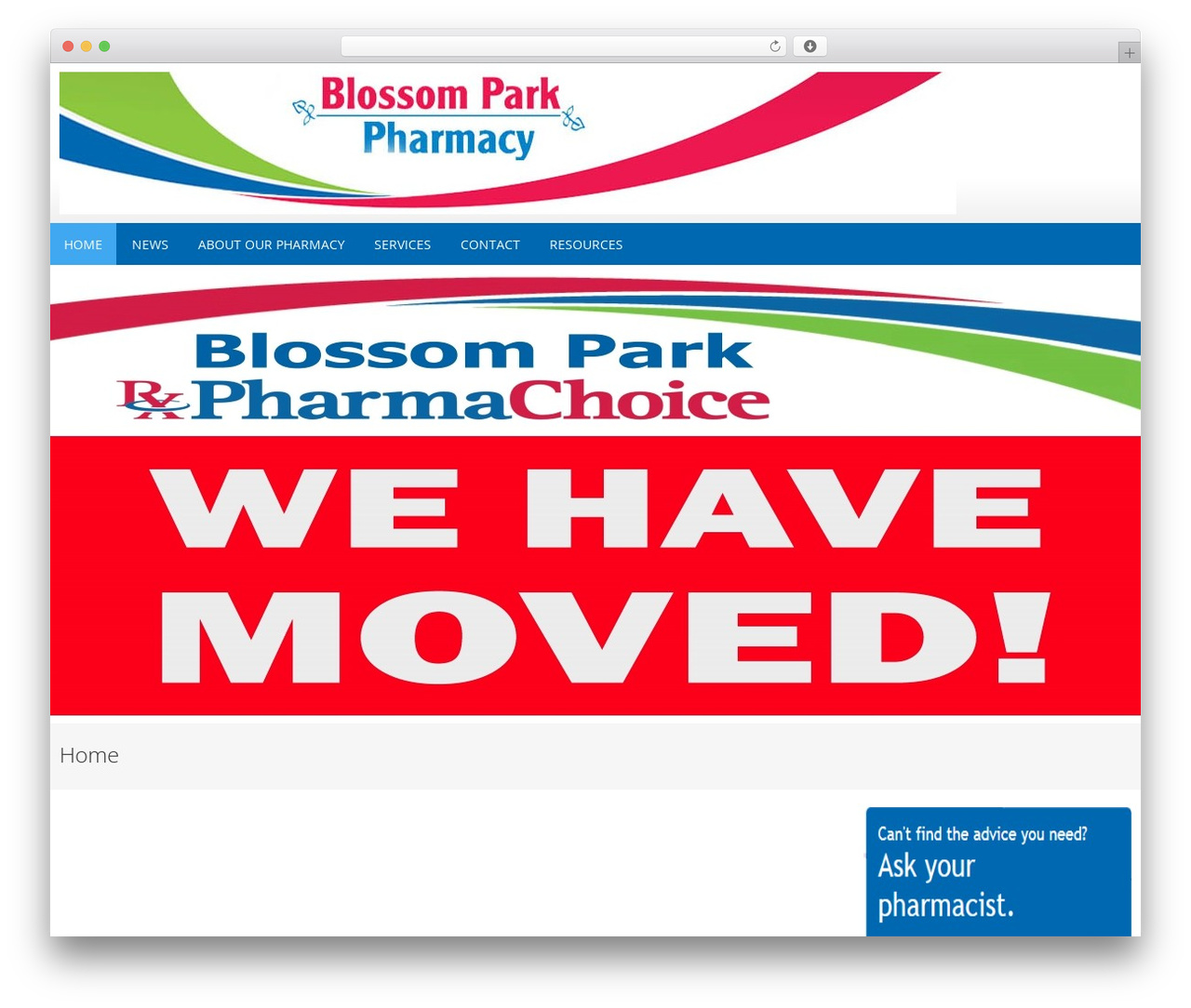 WordPress theme Accesspress Pro - blossomparkpharmacy.com