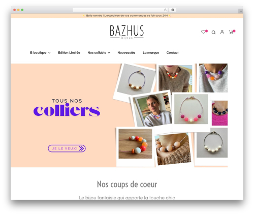WordPress theme Auros - www.bazhus.fr