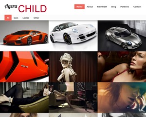 Agera Child WordPress portfolio theme by massivePixelCreation