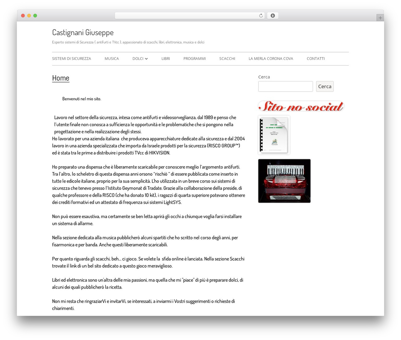 Best WordPress theme Tiny Framework - castignani.it