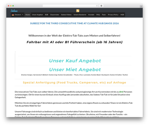 Beyond WordPress website theme - subeez.ch Beyond WordPress website theme - subeez.ch