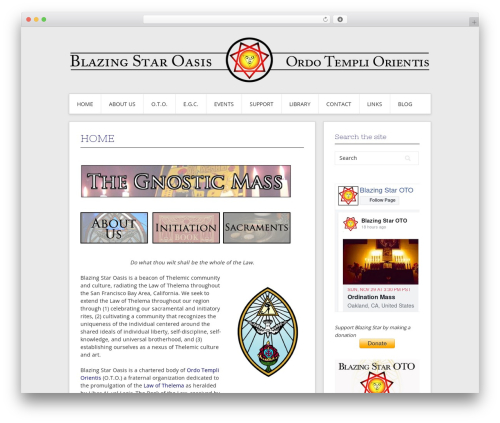Contango theme WordPress - blazingstar-oto.org
