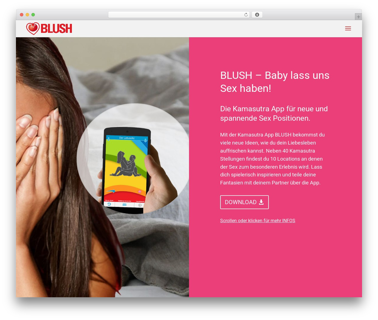 Divi-BLUSH WordPress theme - blush-app.de