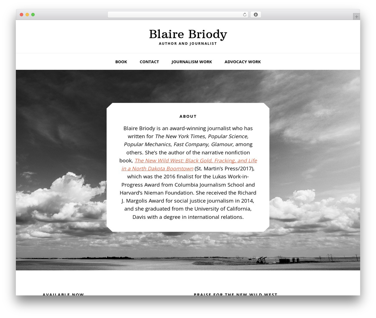 Genesis WordPress theme - blairebriody.com Genesis WordPress theme - blairebriody.com