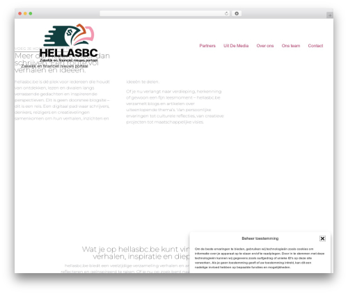 Hello Elementor WordPress theme design - hellasbc.be