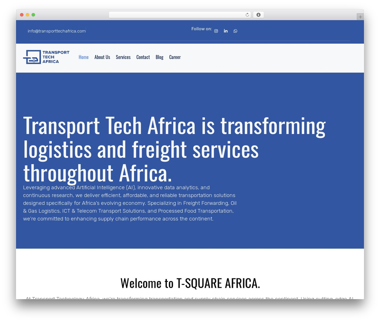 Hello Elementor WordPress theme - transporttechafrica.com