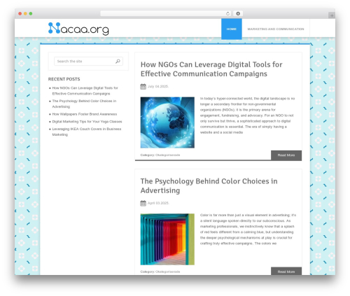 Softpress WordPress theme - nacaa.org