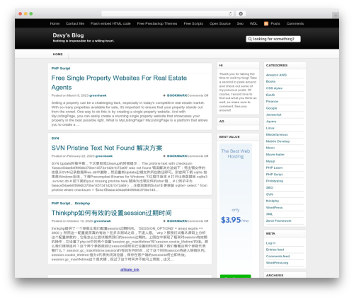 Techified WordPress page theme - blog.hao909.com