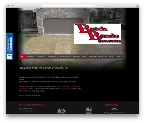 Theme WordPress Maxx - butchbandoconcrete.com