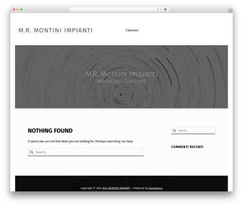 Theme WordPress NanoSpace - mrmontini.com
