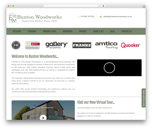 Unicase WordPress theme - buxtonwoodworks.com