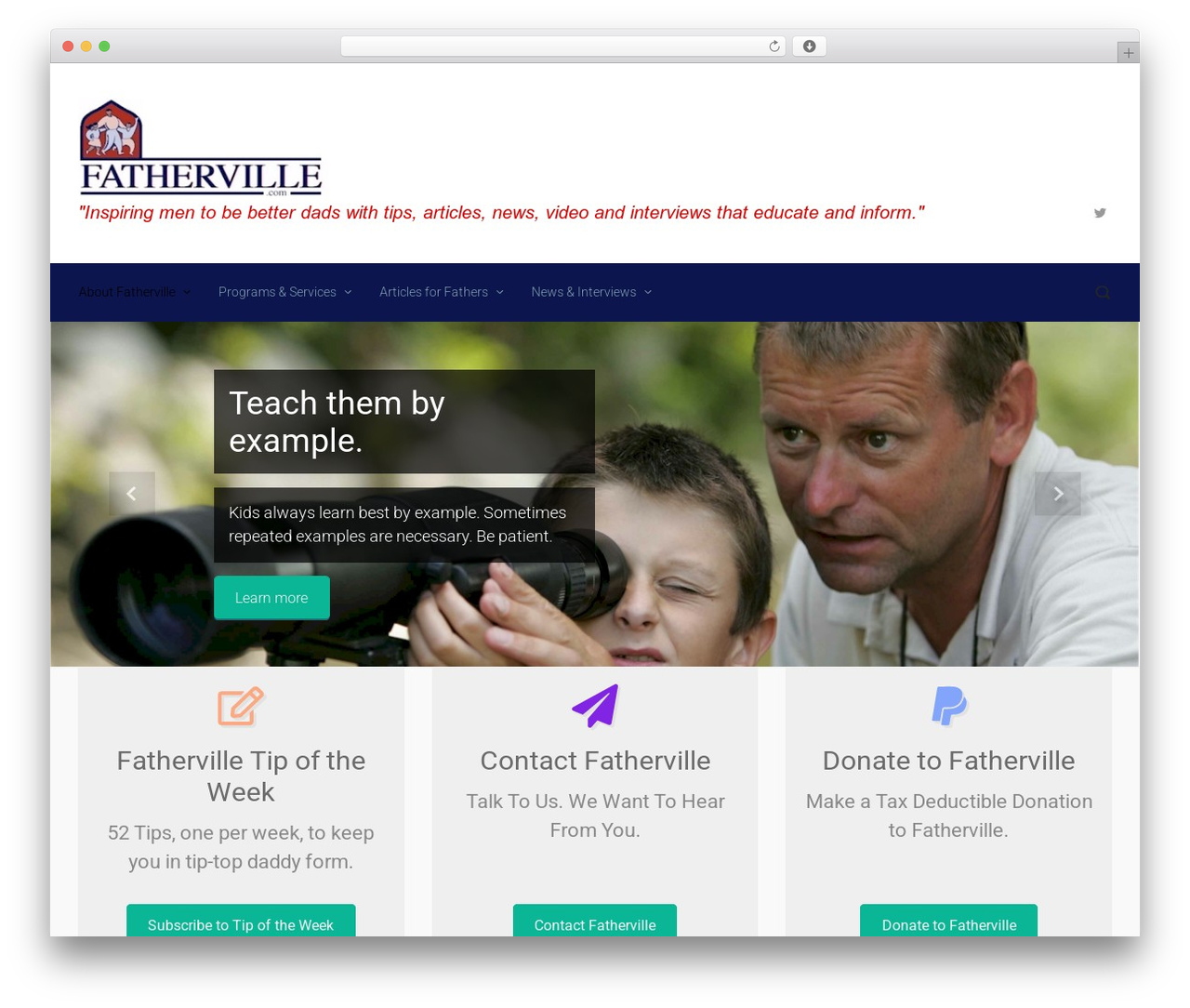 WordPress theme evolve - fatherville.com WordPress theme evolve - fatherville.com