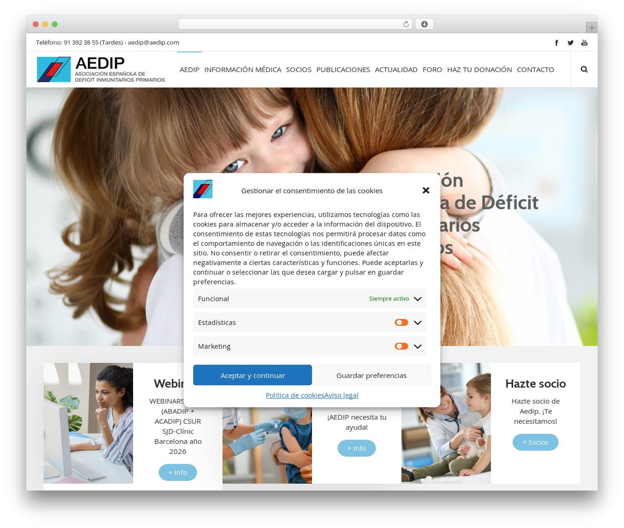 WordPress website theme DFD Native - aedip.com