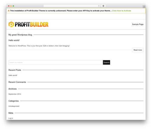 PBTheme WordPress theme design - bobisbell.com