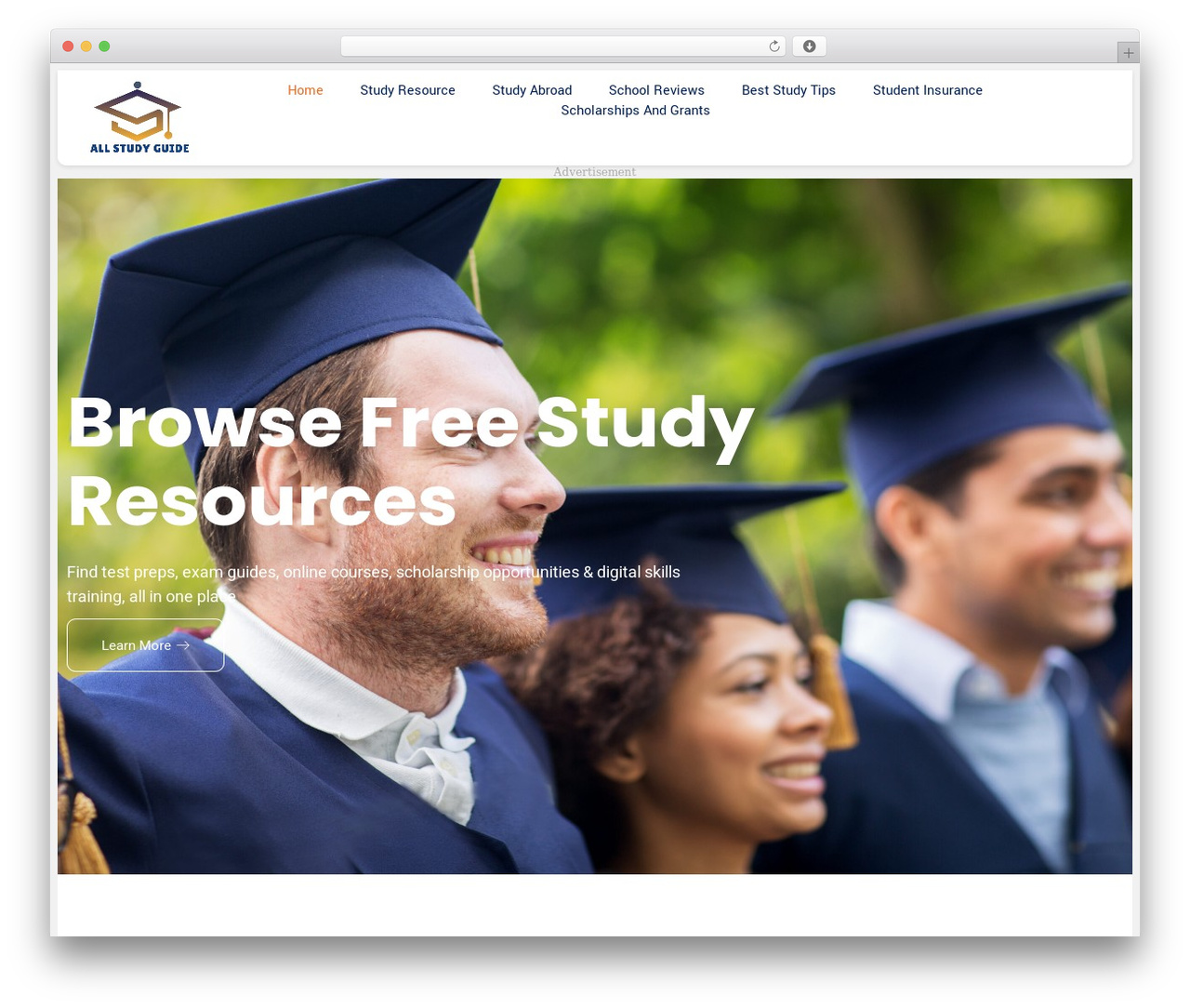 Theme WordPress Genesis Sample - allstudyguide.com