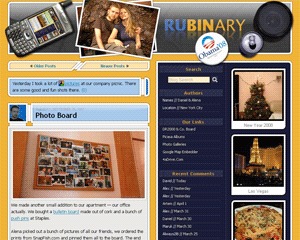 Theme WordPress Rubinary by Daniel Rubin
