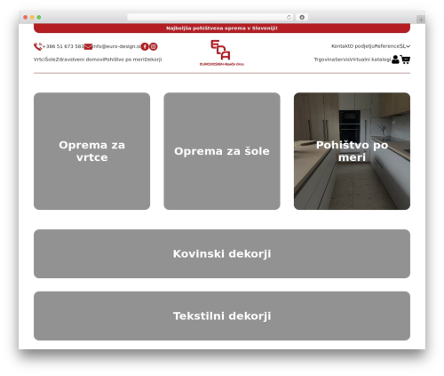 WordPress theme BootScore - euro-design.si